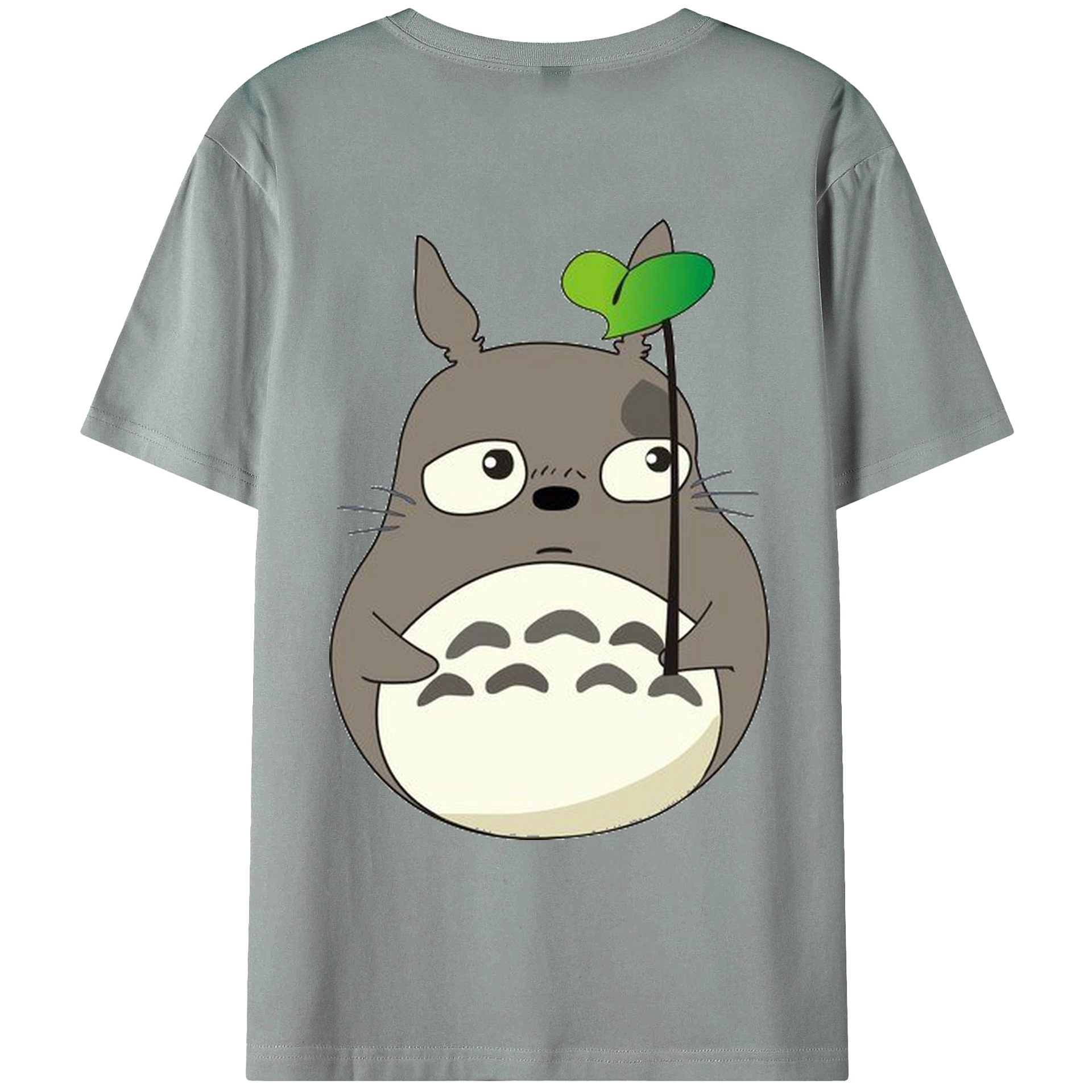 （画像用） となりのトトロ 草壁メイ 草壁サツキ My Neighbor Totoro Satsuki Kusakabe Mei Kusakabe 綿100％ メンズ半袖Tシャツ（バックプリント） 通気性
